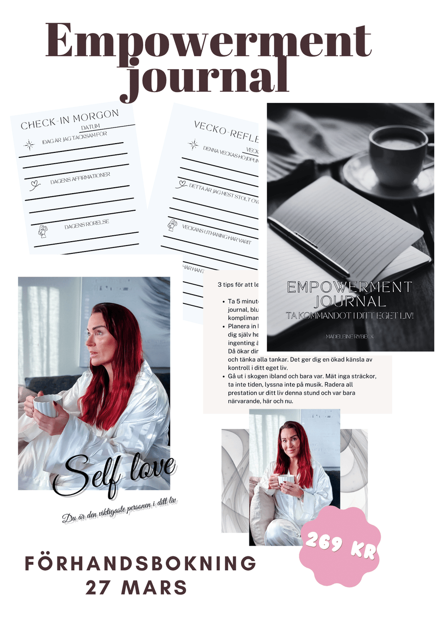 Empowerment journal- ta kontrollen i ditt eget liv!